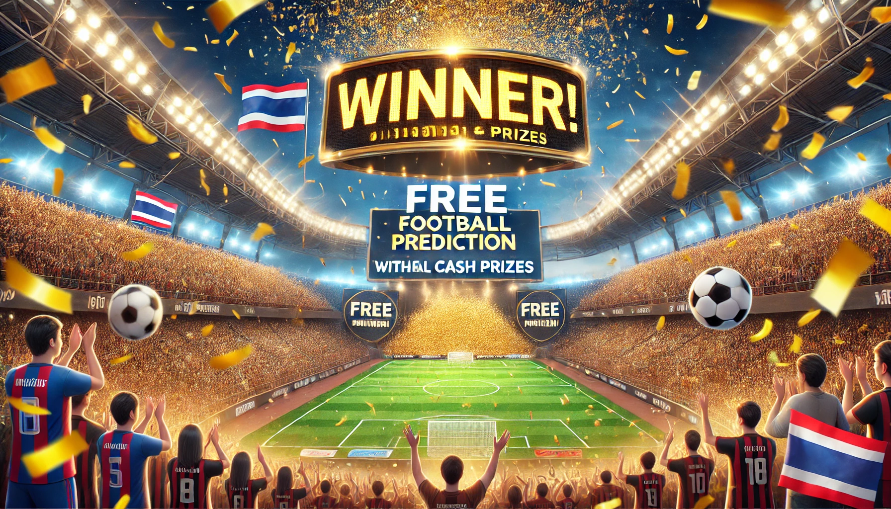 ทายผลบอลฟรี ลุ้นเงินรางวัล แจกจริง สนุกได้ทุกวัน